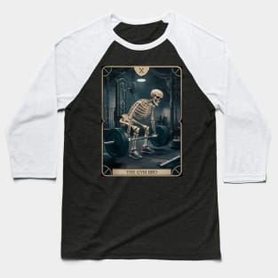 Funny Tarot Card Design : The Gym Bro Baseball T-Shirt